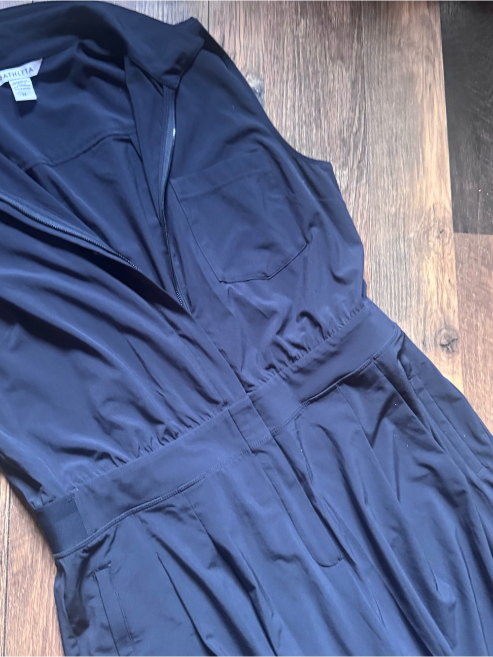 Navy Athleta Wide-Leg Jumpsuit - Women - Picture 3 of 7